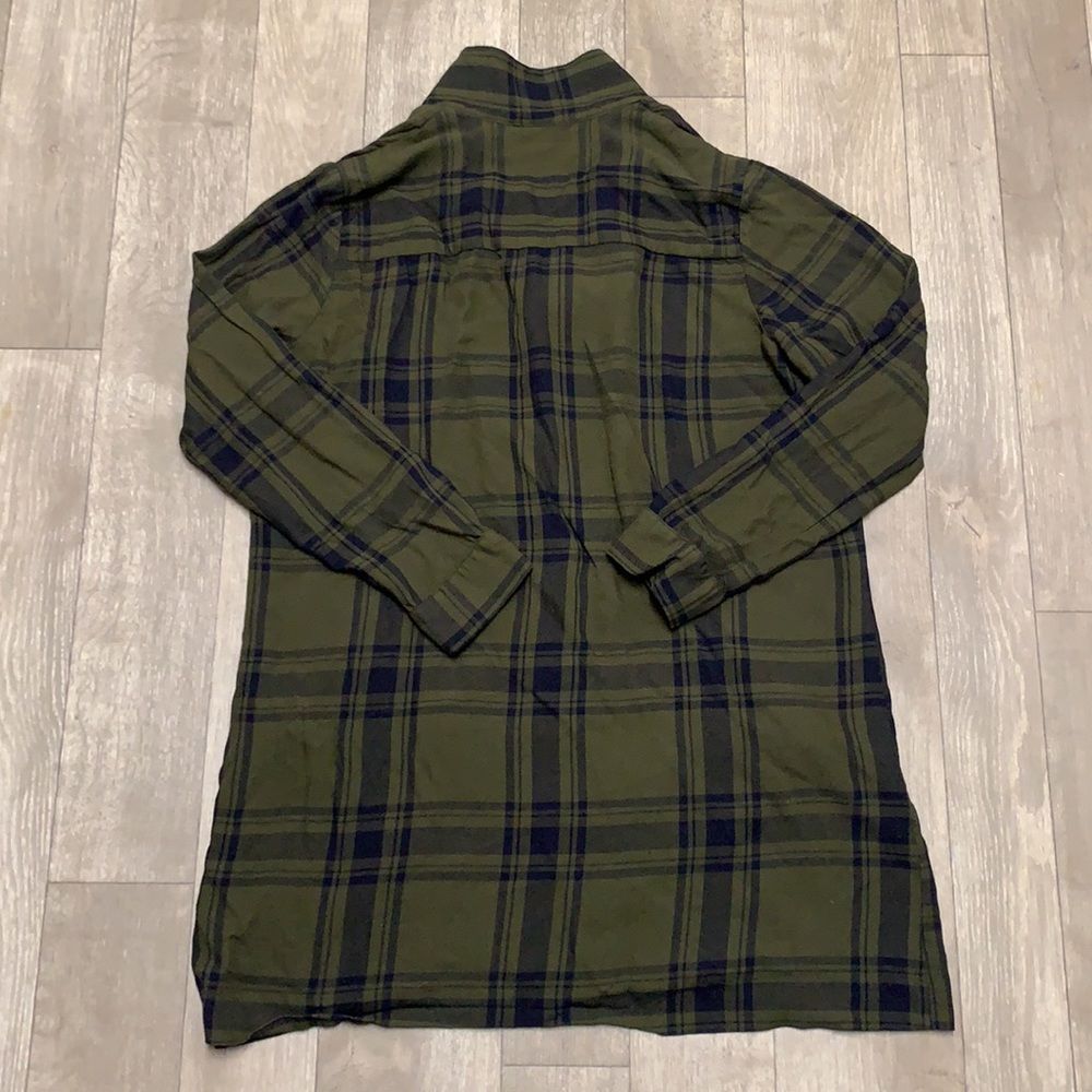 Zara Womens Button Up Plaid Shirt Jacket - Picture 2 of 6